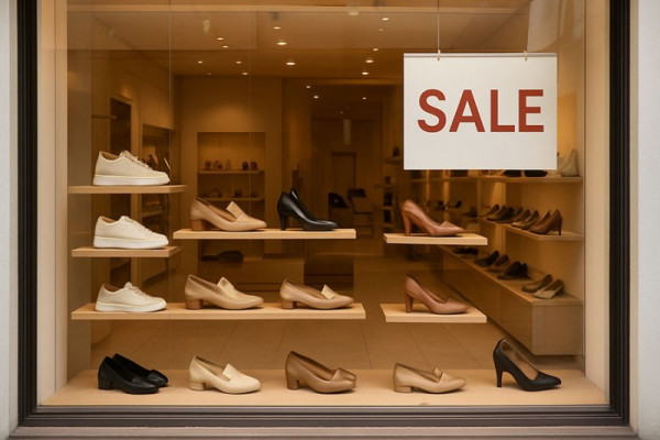 Реклама обувного магазина